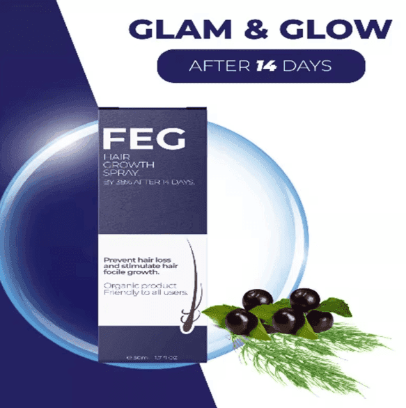 FEG Hair Growth Serum Spray for Thicker Hair - Sywora