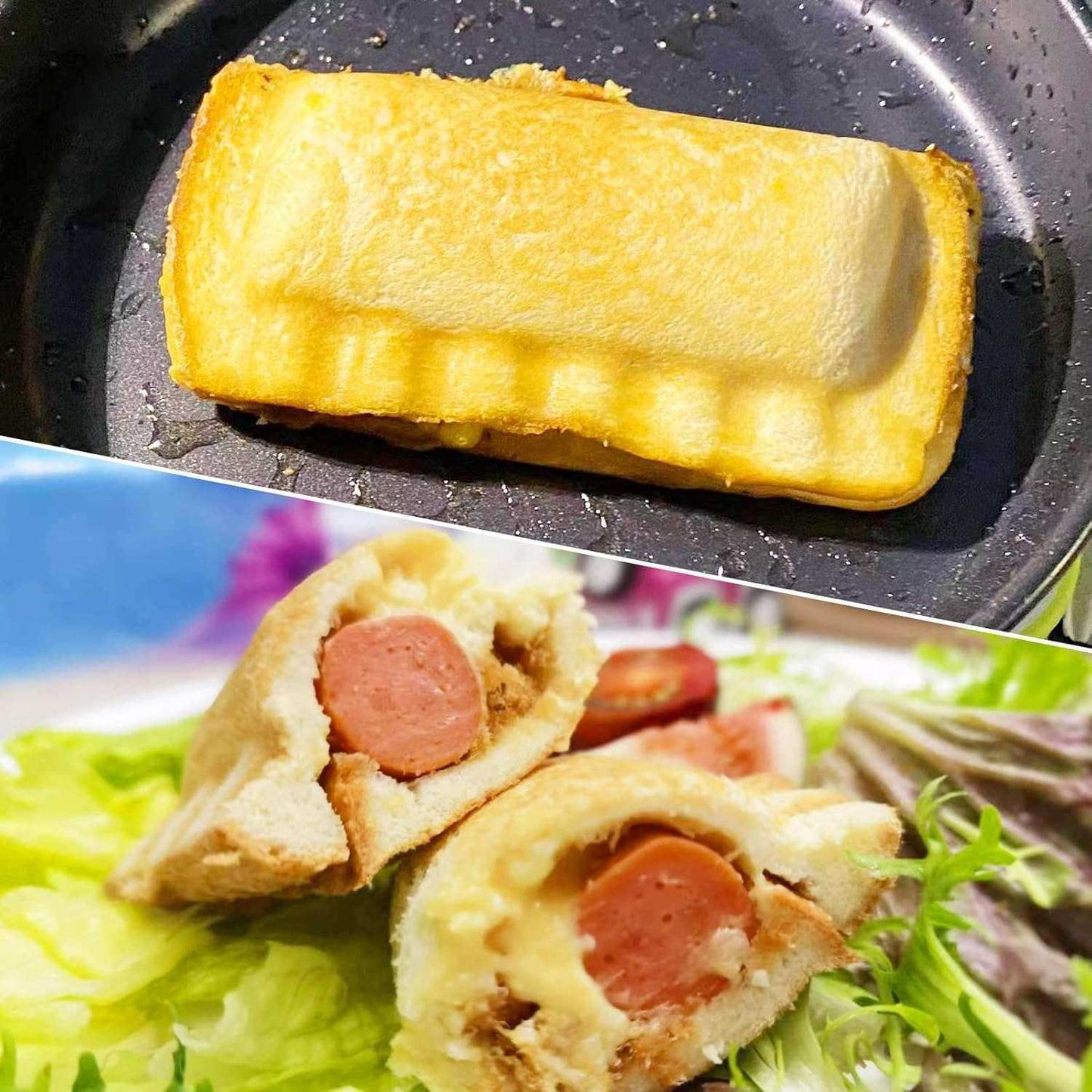 Non-Stick Sandwich Frying Pan for Easy Grilling - Sywora