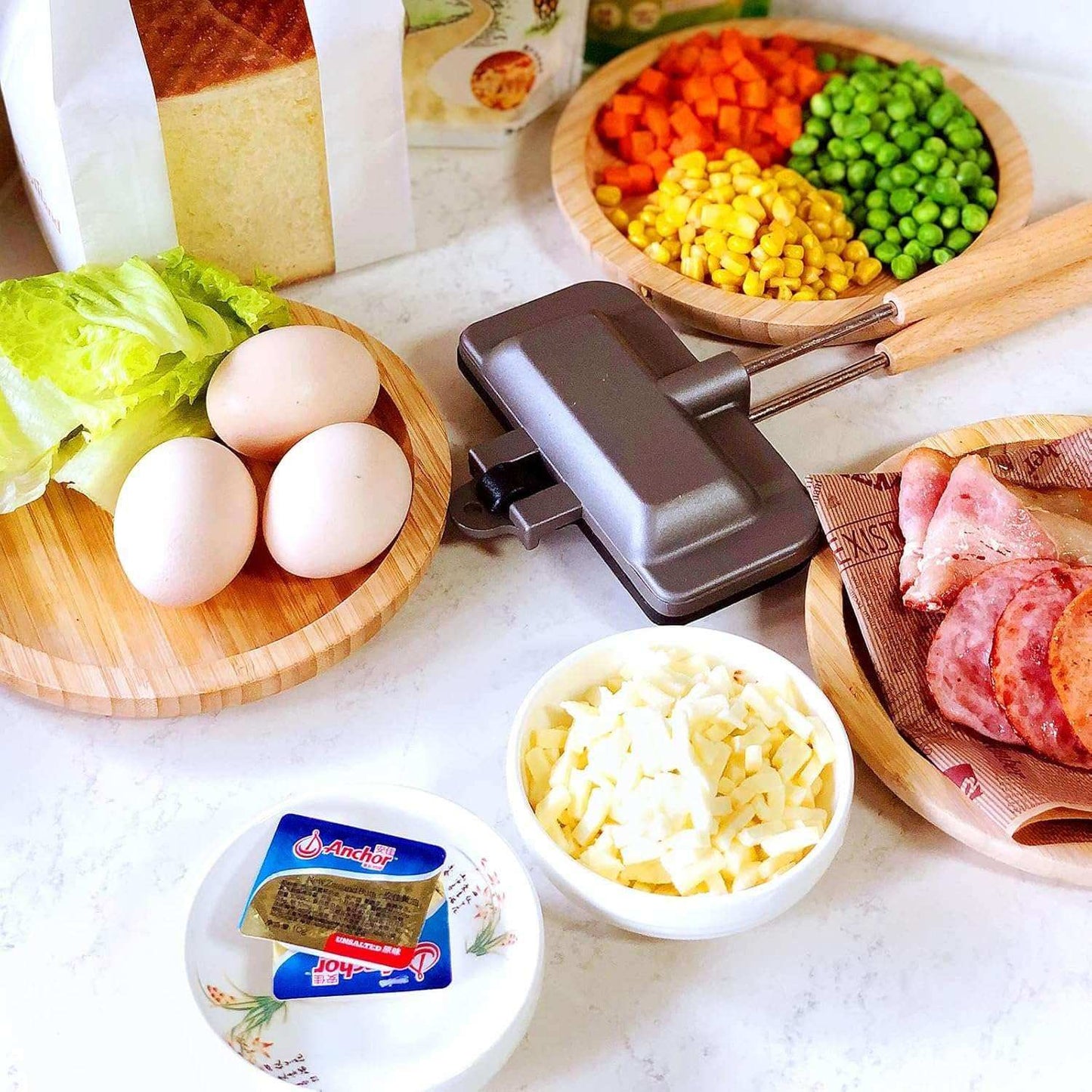Non-Stick Sandwich Frying Pan for Easy Grilling - Sywora