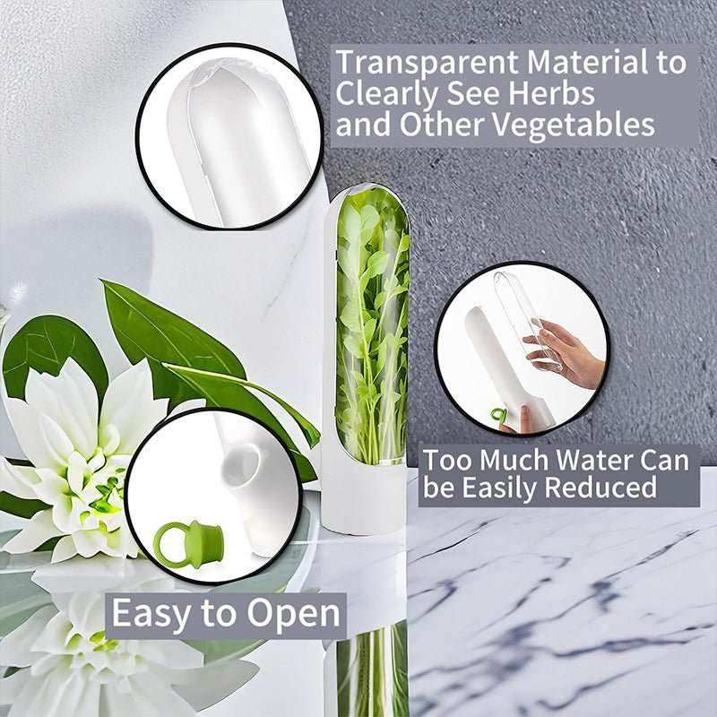 Portable Herb Keeper with Fresh Water Base - Sywora