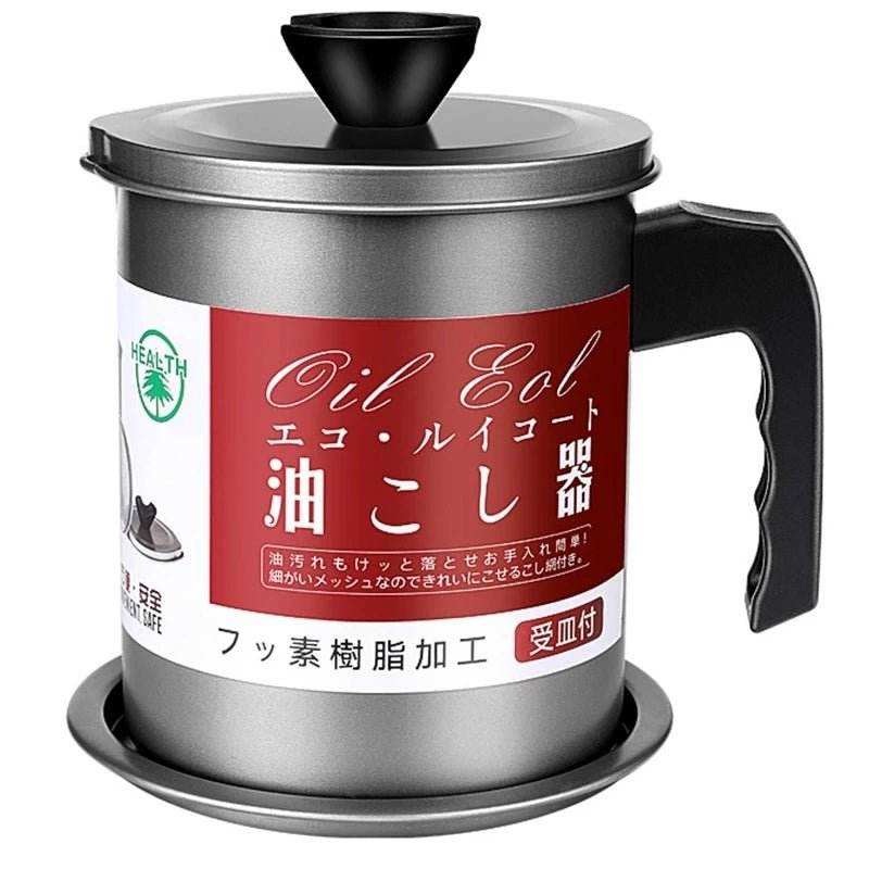 Stainless Steel Grease Container with Lid - Sywora