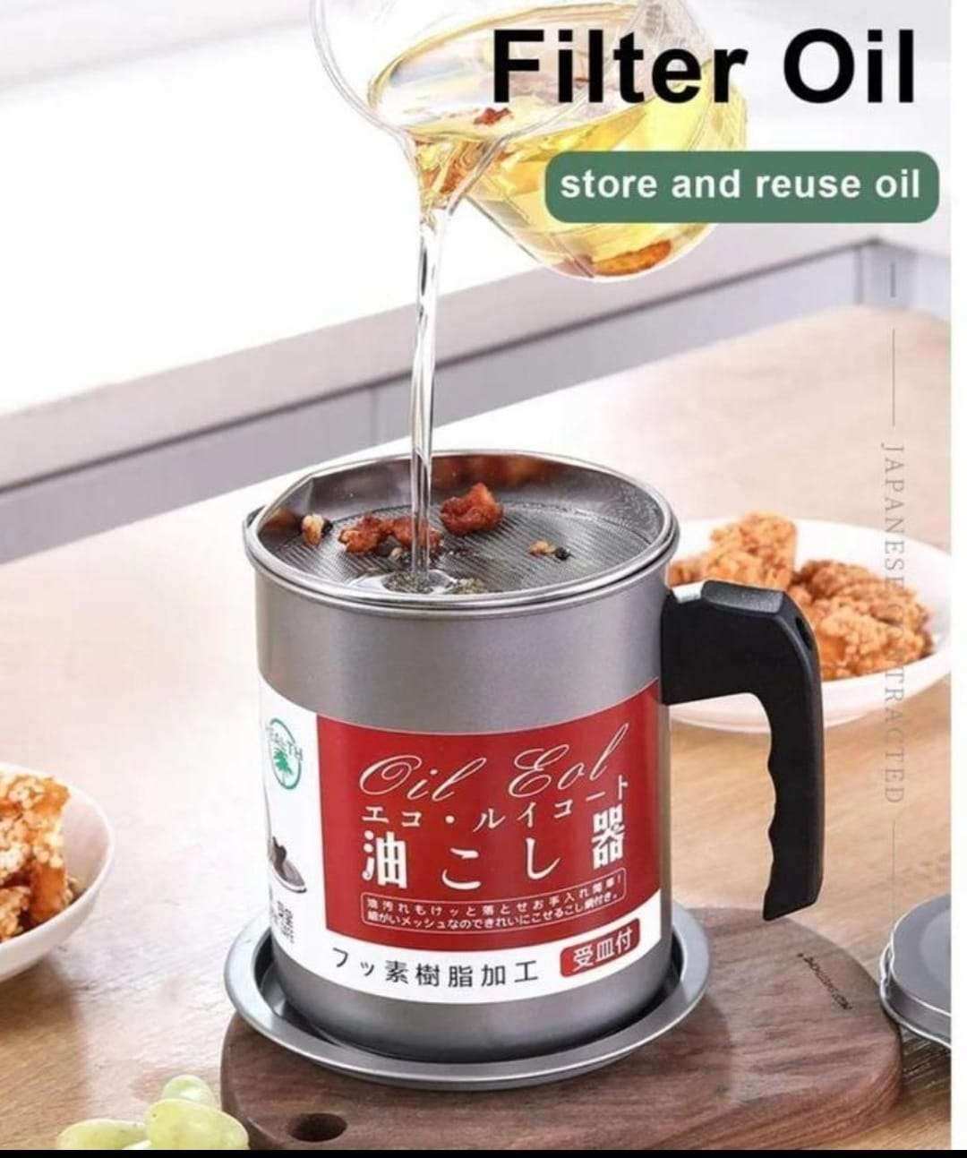 Stainless Steel Grease Container with Lid - Sywora