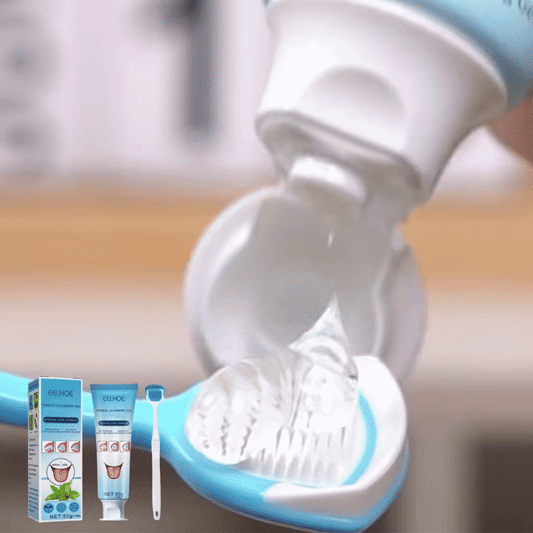 Oral Hygiene Gel for Tongue with Tongue Cleaner - Sywora